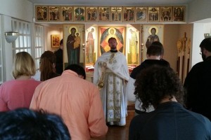 Fr Milutin PhD Serves in the Chapel
